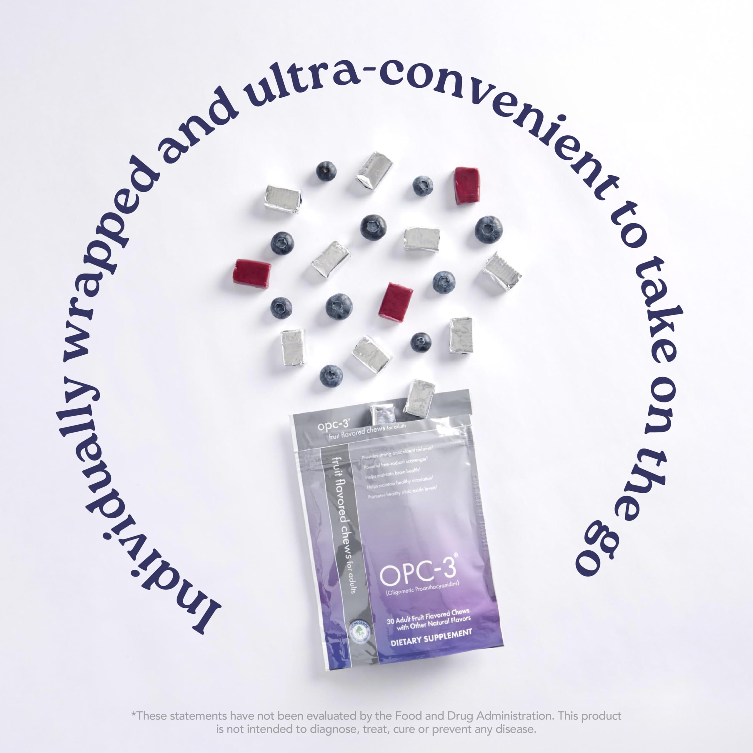 Isotonix Antioxidant Supplement Chewables side view of packaging