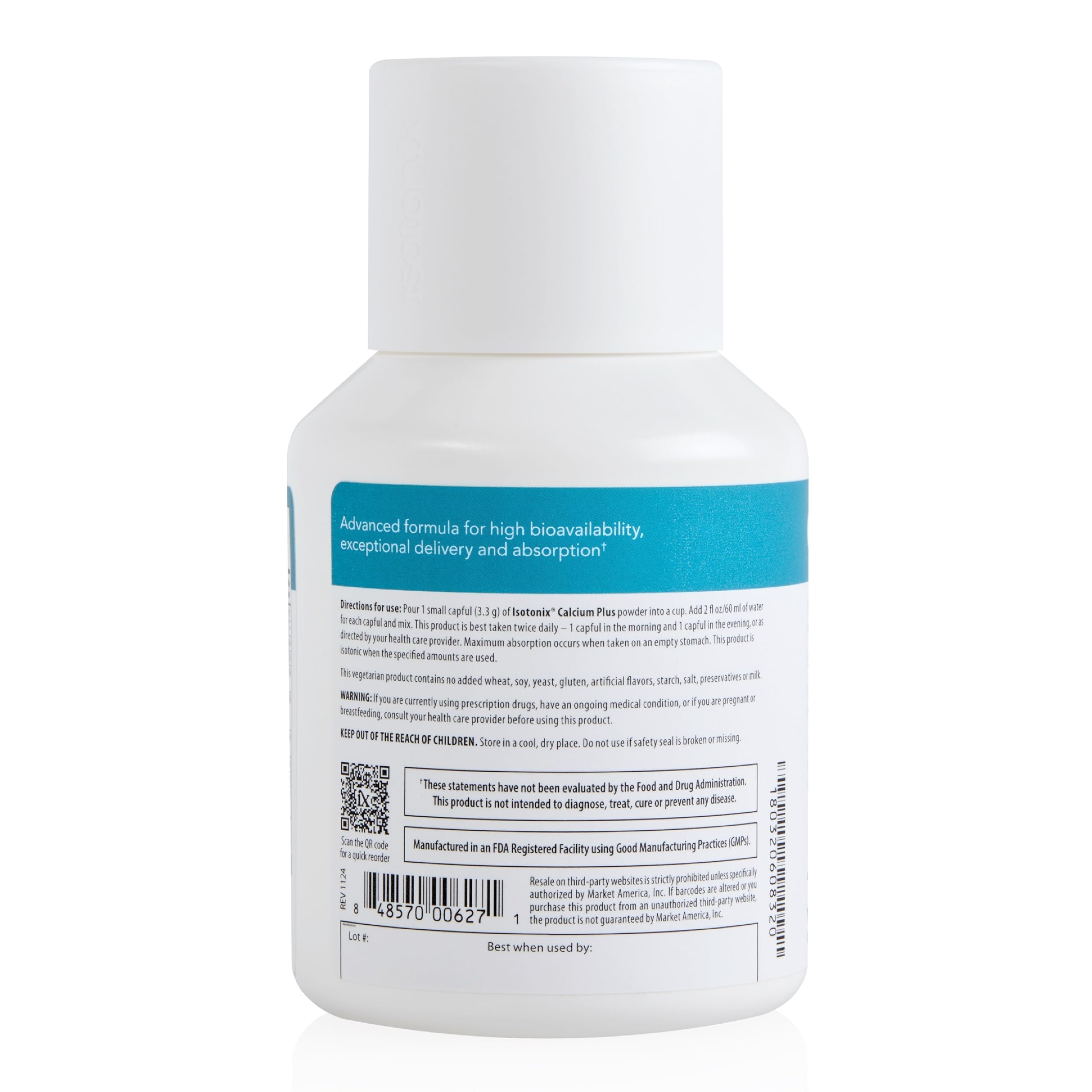 Isotonix Calcium Supplement with measuring scoop