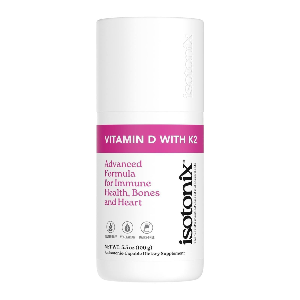 Isotonix Vitamin D3 & K2 Powder front view packaging