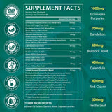 ISUNRISE Echinacea 21-in-1 Lymphatic Support Softgels on a kitchen counter