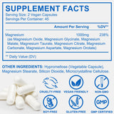 ISUNRISE Magnesium Complex 1000mg capsules on a table