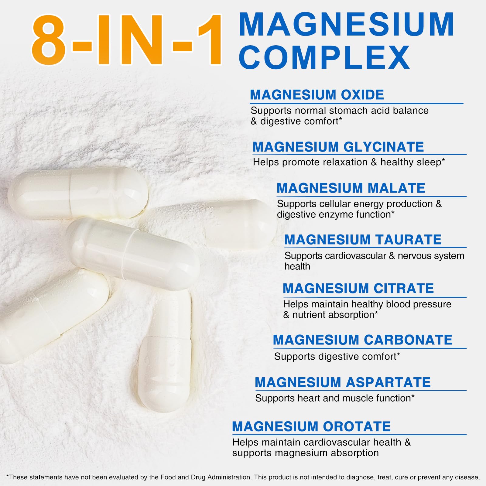 ISUNRISE Magnesium Complex 1000mg side view of packaging