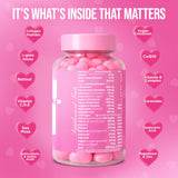 It Girl Vitamins Skin Gummies back view with nutritional information