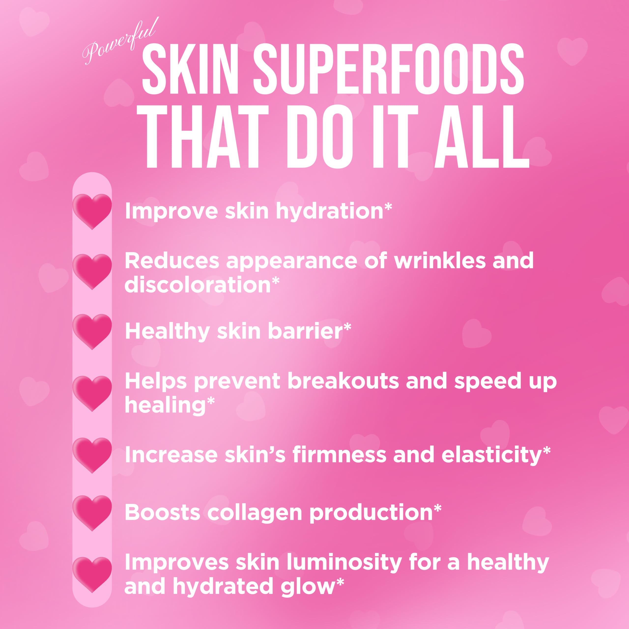 It Girl Vitamins Skin Gummies showing serving size