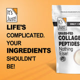 It's Just! Collagen Peptides 567g product close-up on a table