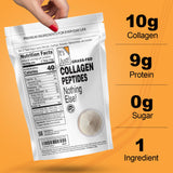 It's Just! Collagen Peptides Powder in a baking recipe