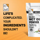 It's Just! MCT Oil Powder 680g in a kitchen setting