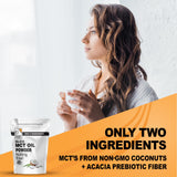 It's Just! MCT Oil Powder 680g mixed in coffee