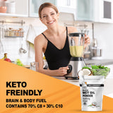It's Just! MCT Oil Powder 680g unflavoured powder scoop