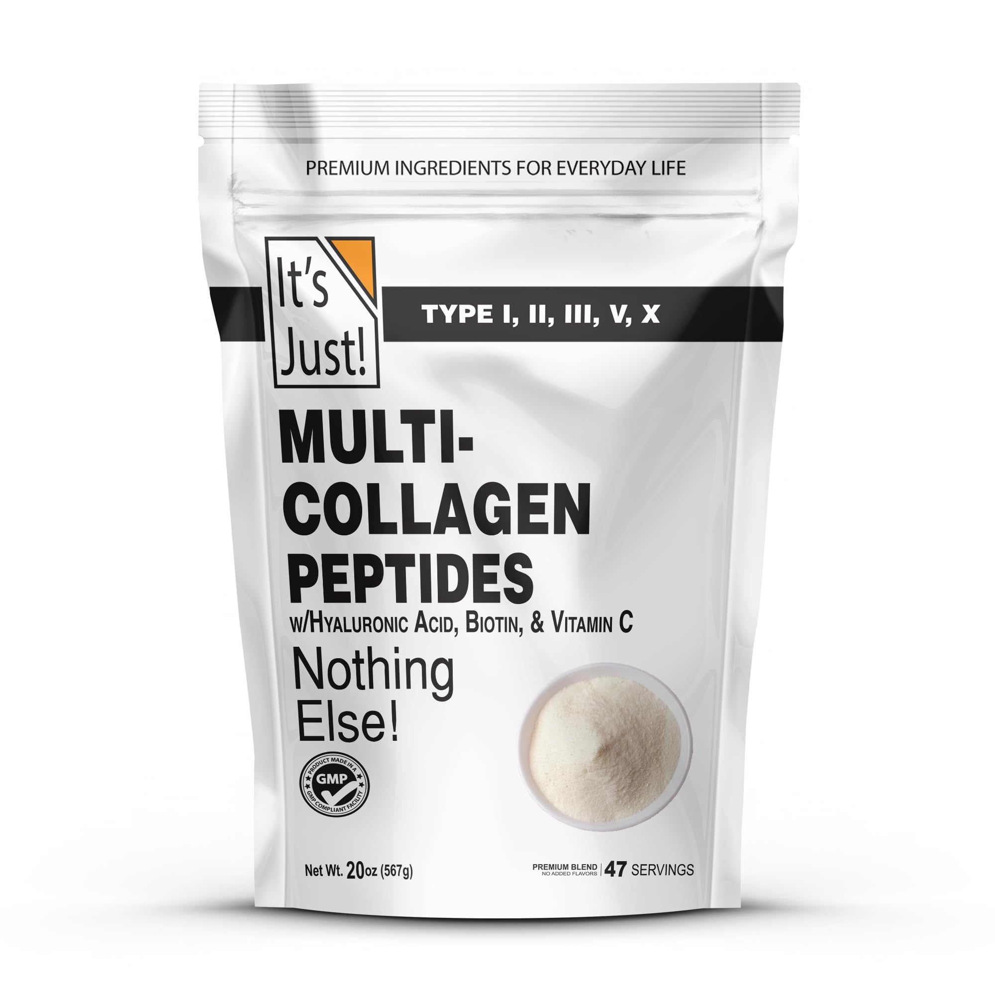 It's Just! Multi-Collagen Powder 567g front view