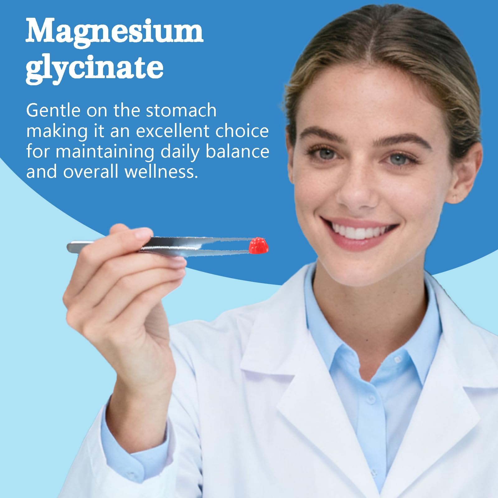 Itiban Cortisol Support Gummies with a measuring spoon