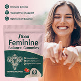 Itiban Women's Gummies displayed with fresh pineapple