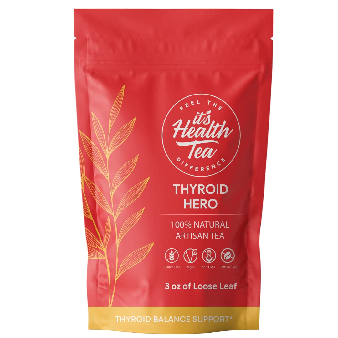 ItsHealthTea Herbal Thyroid Support Tea packaging front view
