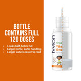 ivvion Organic Vegan Daily Baby Vitamin D3 Drops bottle with a dropper