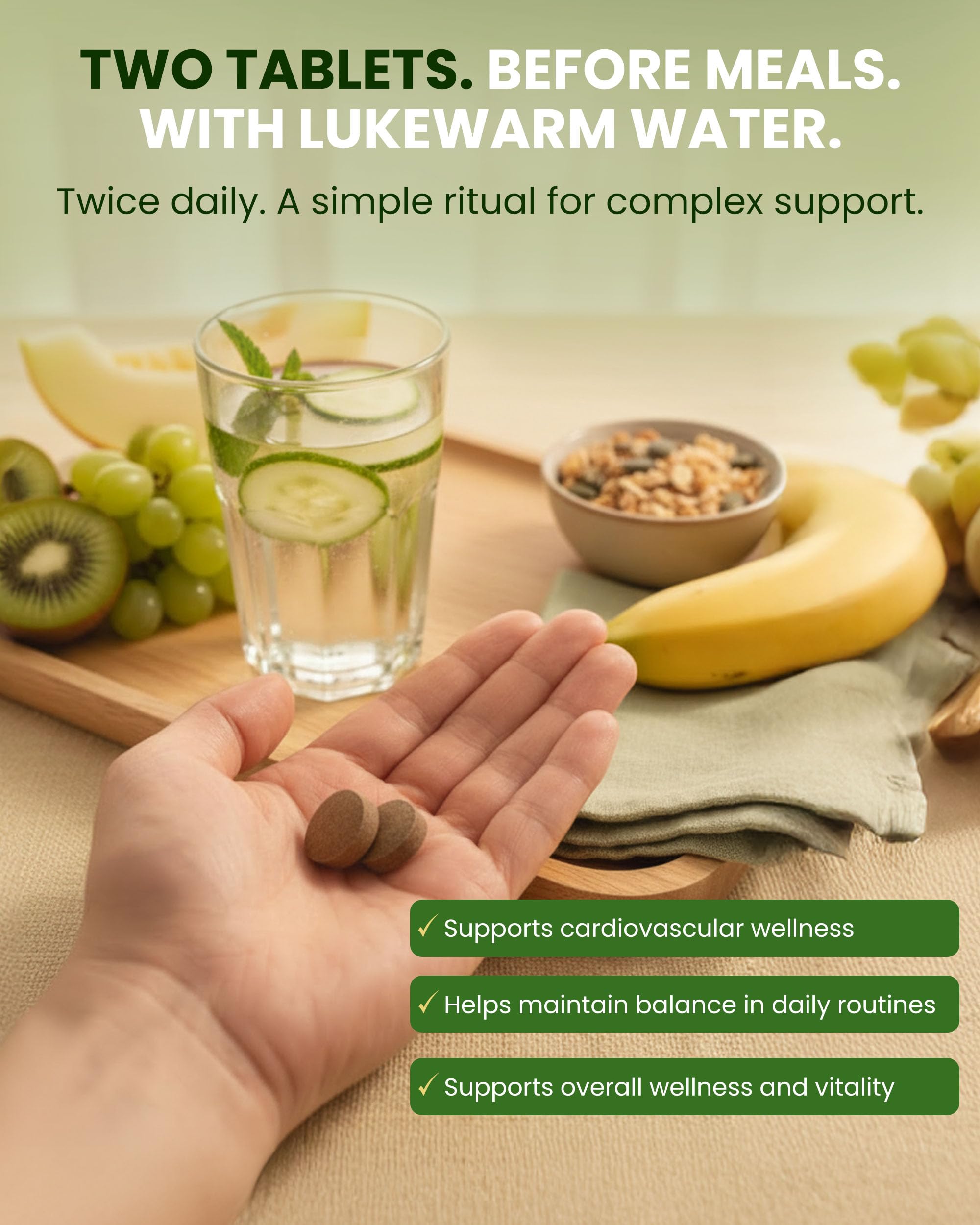 Ivy's Muktavati Multivitamin supplement bottle with herbs