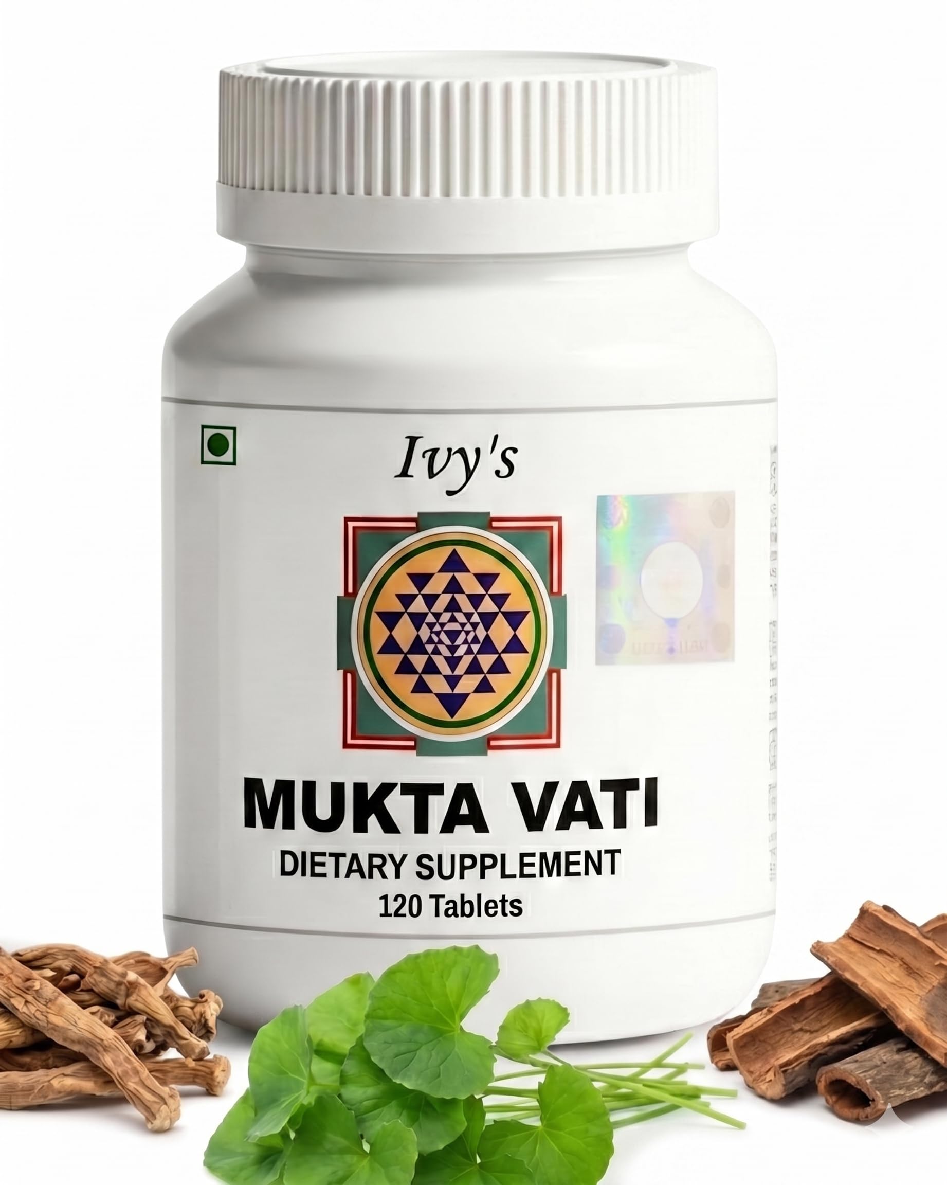 Ivy's Muktavati Multivitamin supplement front view with packaging