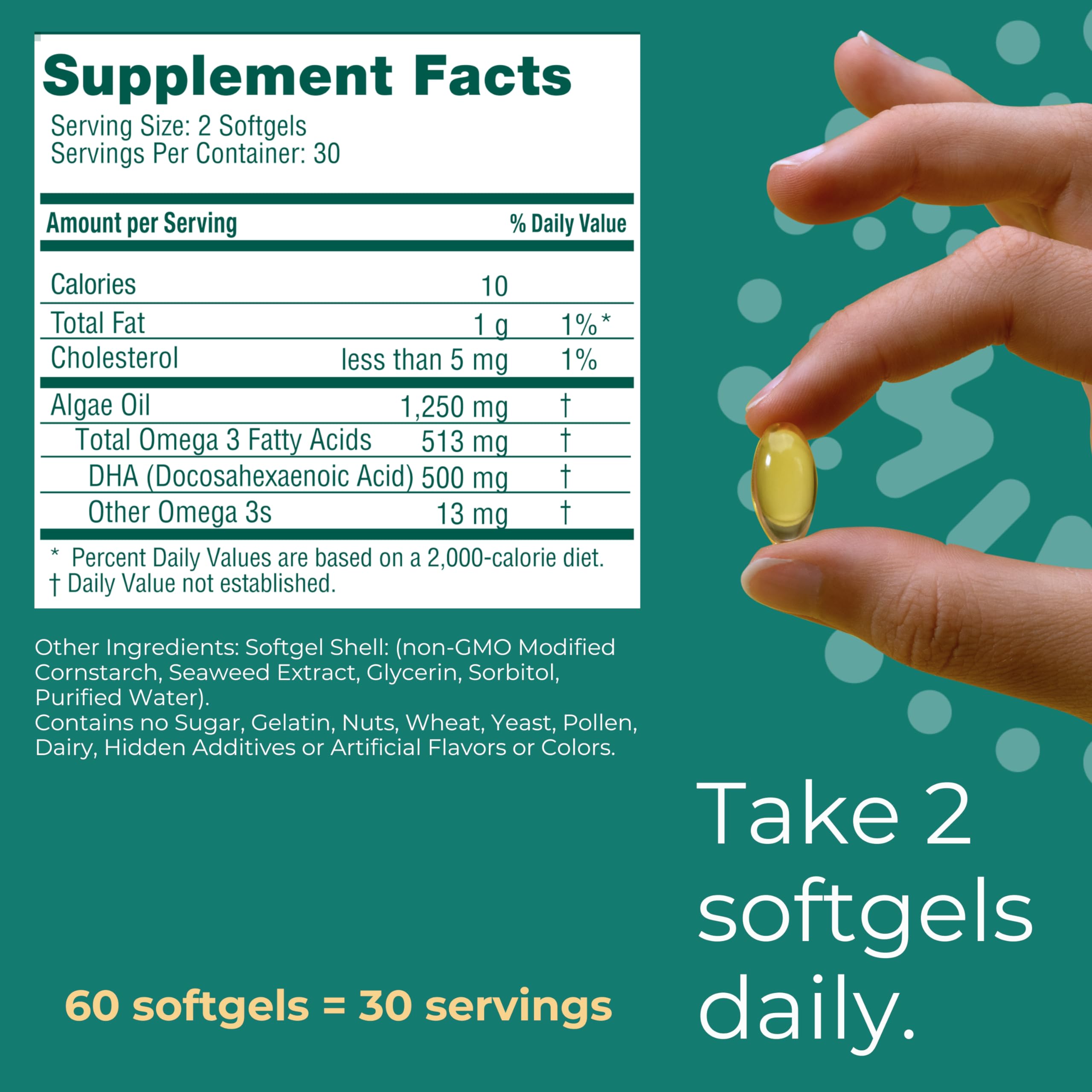 Iwi DHA Omega-3 Supplement on a wooden table