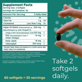 Iwi Omega-3 Algal Oil Softgels close-up of softgel texture