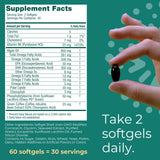 Iwi Omega-3 Brain Support Supplement 100g with measuring spoon for dosage