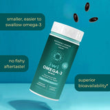Iwi Omega-3 Mini Softgels ingredients list on packaging
