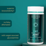 Iwi Vegan Joint Omega-3 Supplement with ingredients list