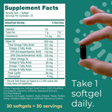 Iwi Vegan Omega-3 Algae Oil Softgels ingredients list