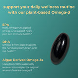 Iwi Vegan Omega-3 Softgels bottle side view