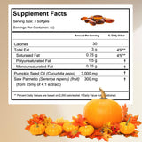 ixarco Pumpkin Seed Oil Softgels 3000mg side view showing capsule