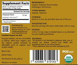 Iyasa Holistics Organic Shatavari Root Powder 227g packaging