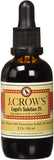 J. CROW'S Iodine Solution and book on a wooden table