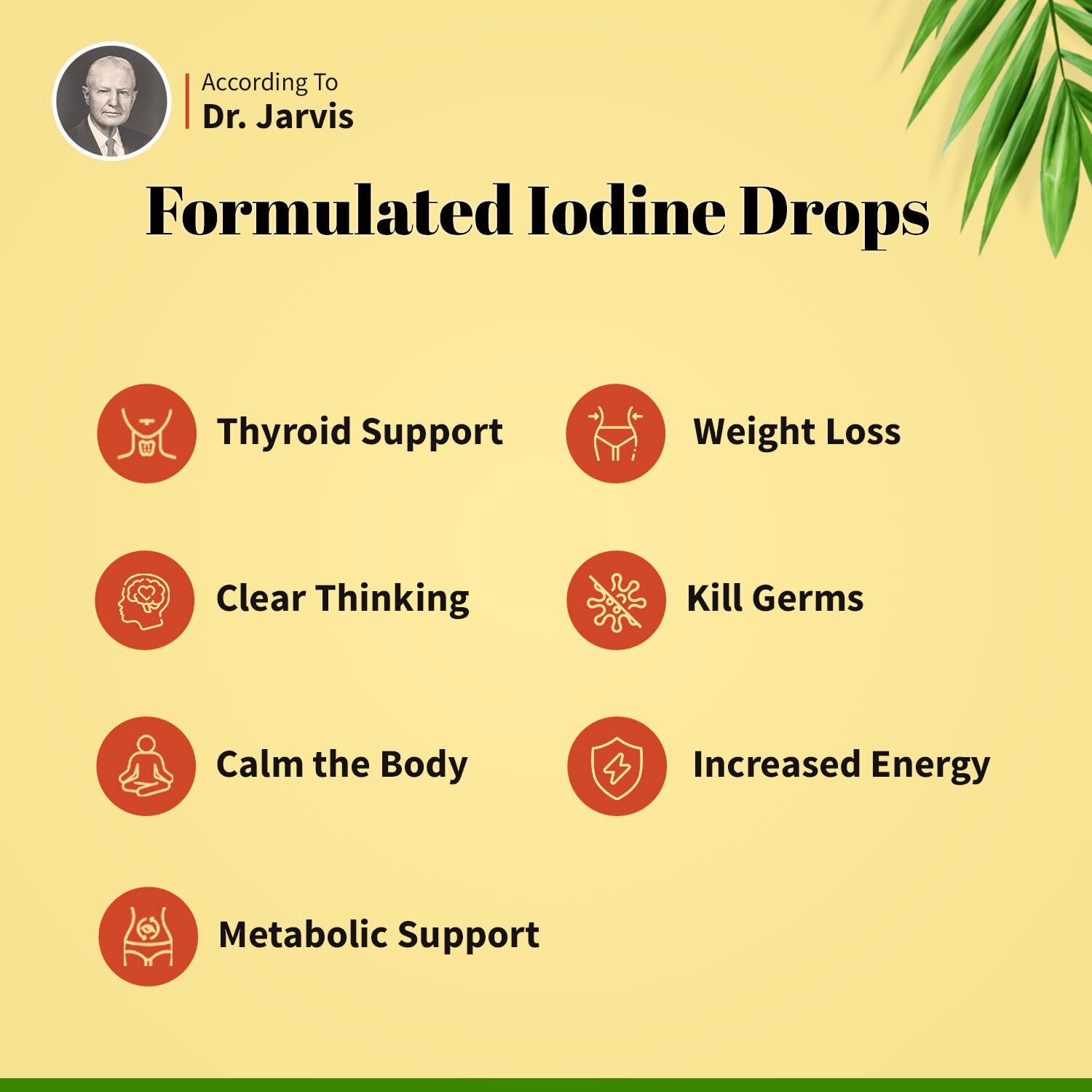 J. CROW'S Lugol's Iodine Solution bottle side view