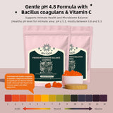 J-PRQ Feminine Balance Gummies back view with ingredient list