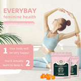 J-PRQ Feminine Balance Gummies lifestyle scene with a woman enjoying a gummy