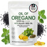 J-PRQ Oil of Oregano Softgels front view packaging