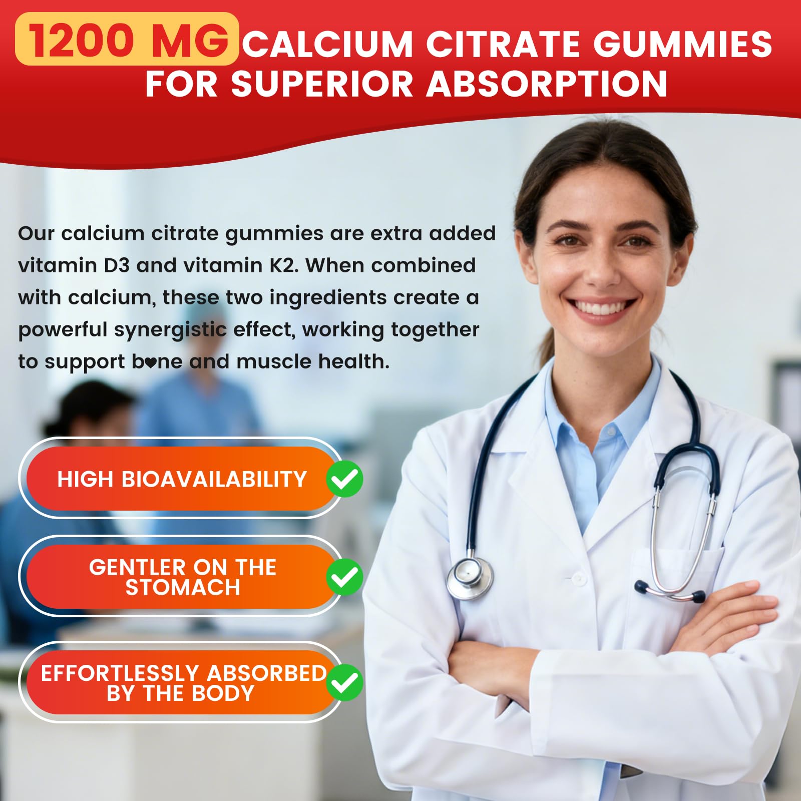 Jabsah Calcium Citrate Gummies nutritional information