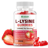 Jabsah L-Lysine Gummies 1000mg bottle front view