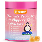Jabsah Probiotic Gummies bottle front view with pineapple flavour