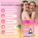 Jabsah Probiotic Gummies bottle side view with nutrition facts