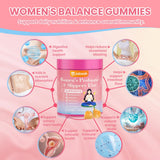Jabsah Probiotic Gummies displayed with a measuring spoon