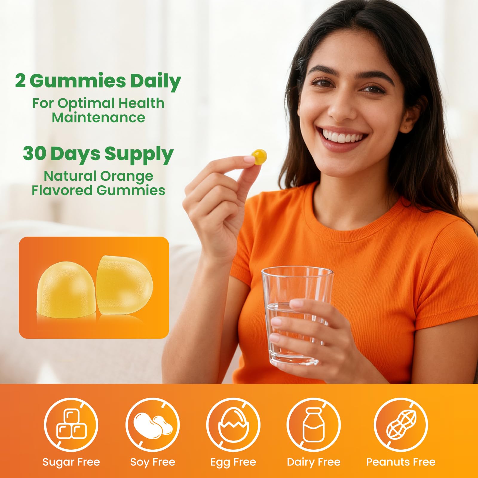Jabsah Pumpkin Seed Oil & Saw Palmetto Gummies in a hand