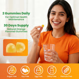 Jabsah Pumpkin Seed Oil & Saw Palmetto Gummies in a hand