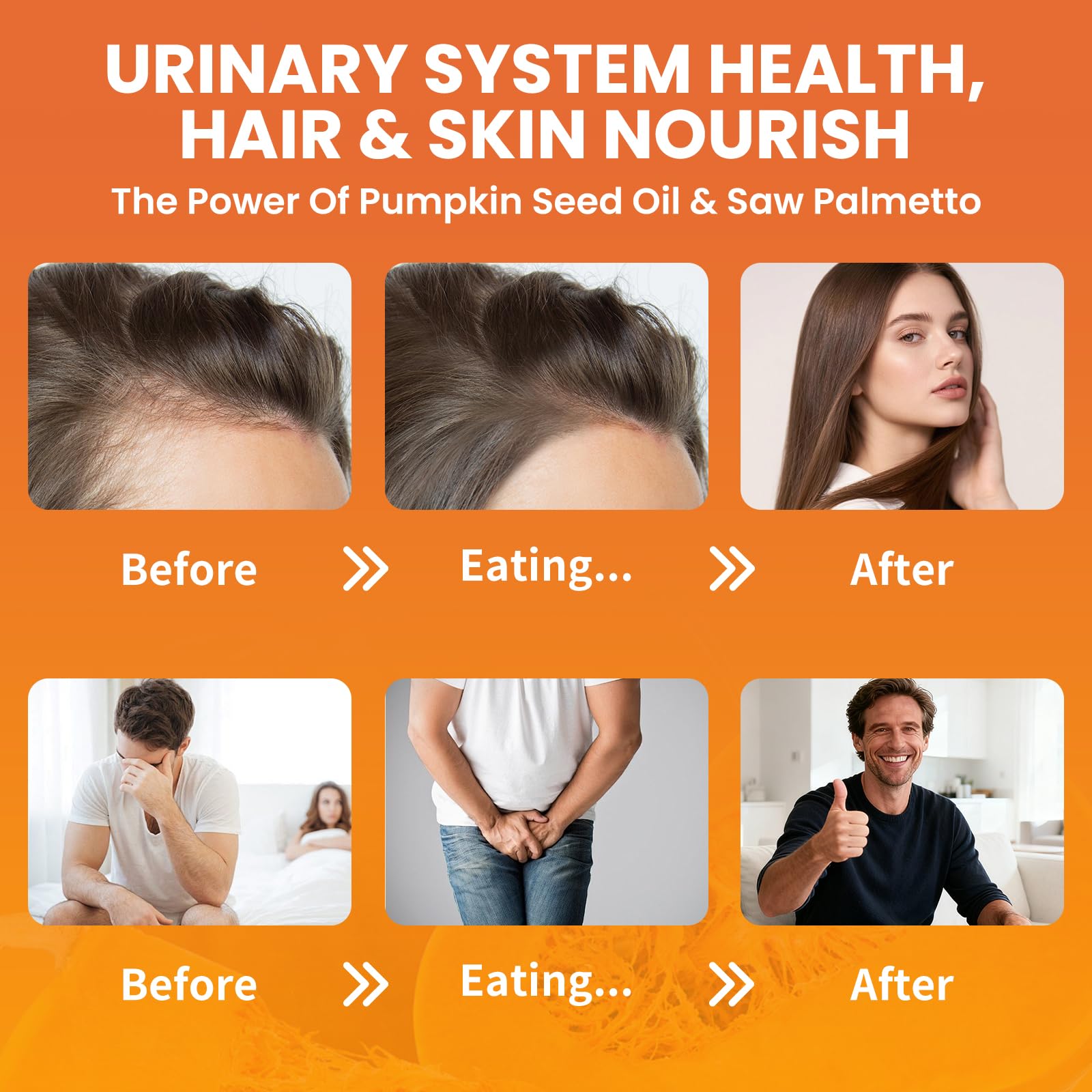 Jabsah Pumpkin Seed Oil & Saw Palmetto Gummies with fresh ingredients