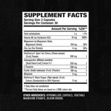 Jacked Factory Build PM Sleep Supplement 85g nutritional information