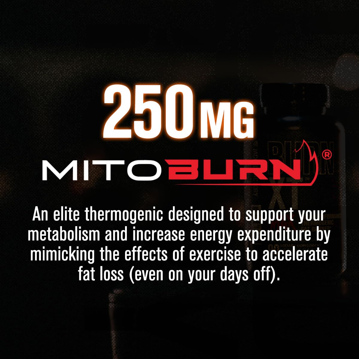 Jacked Factory Burn-XT Max Fat Burner 90 Capsules side view
