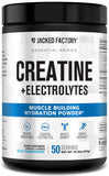 Jacked Factory Creatine + Electrolytes 575g front view