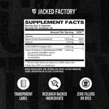 Jacked Factory Creatine HCL + HMB 1500mg Capsules with dosage information