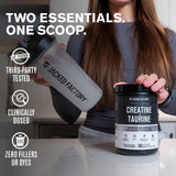 Jacked Factory Creatine Monohydrate 5000mg back view