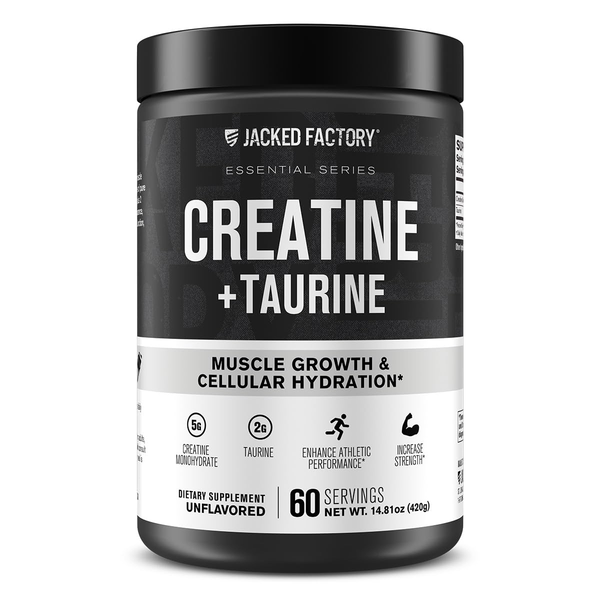 Jacked Factory Creatine Monohydrate 5000mg front view
