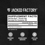 Jacked Factory Creatine Monohydrate Powder close-up of texture