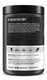Jacked Factory Creatine Monohydrate with workout gear